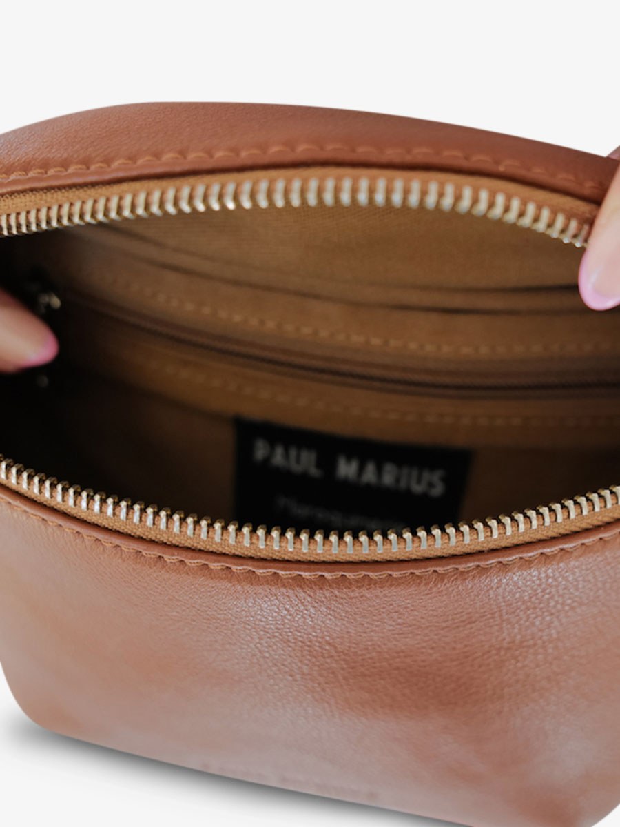 LaBanane Naturel - sac banane en cuir Marron (3)