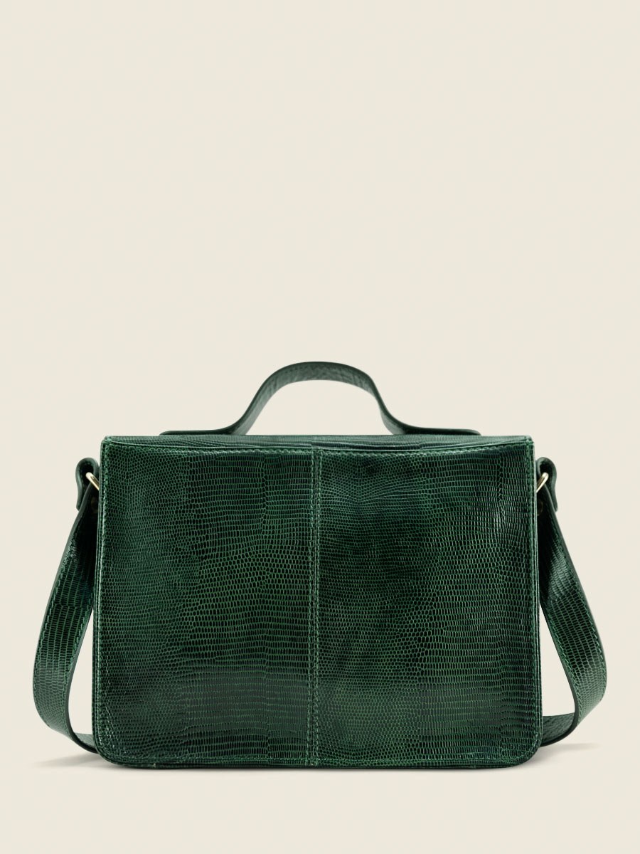 Mademoiselle George 1960 Malachite - sac à main en cuir vert pour femme (3)