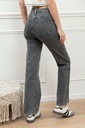 Jeans droit avec poches appliquées - Gris (7)