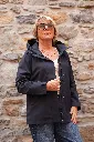 Veste imperméable à col montant - Marine (vue 4)