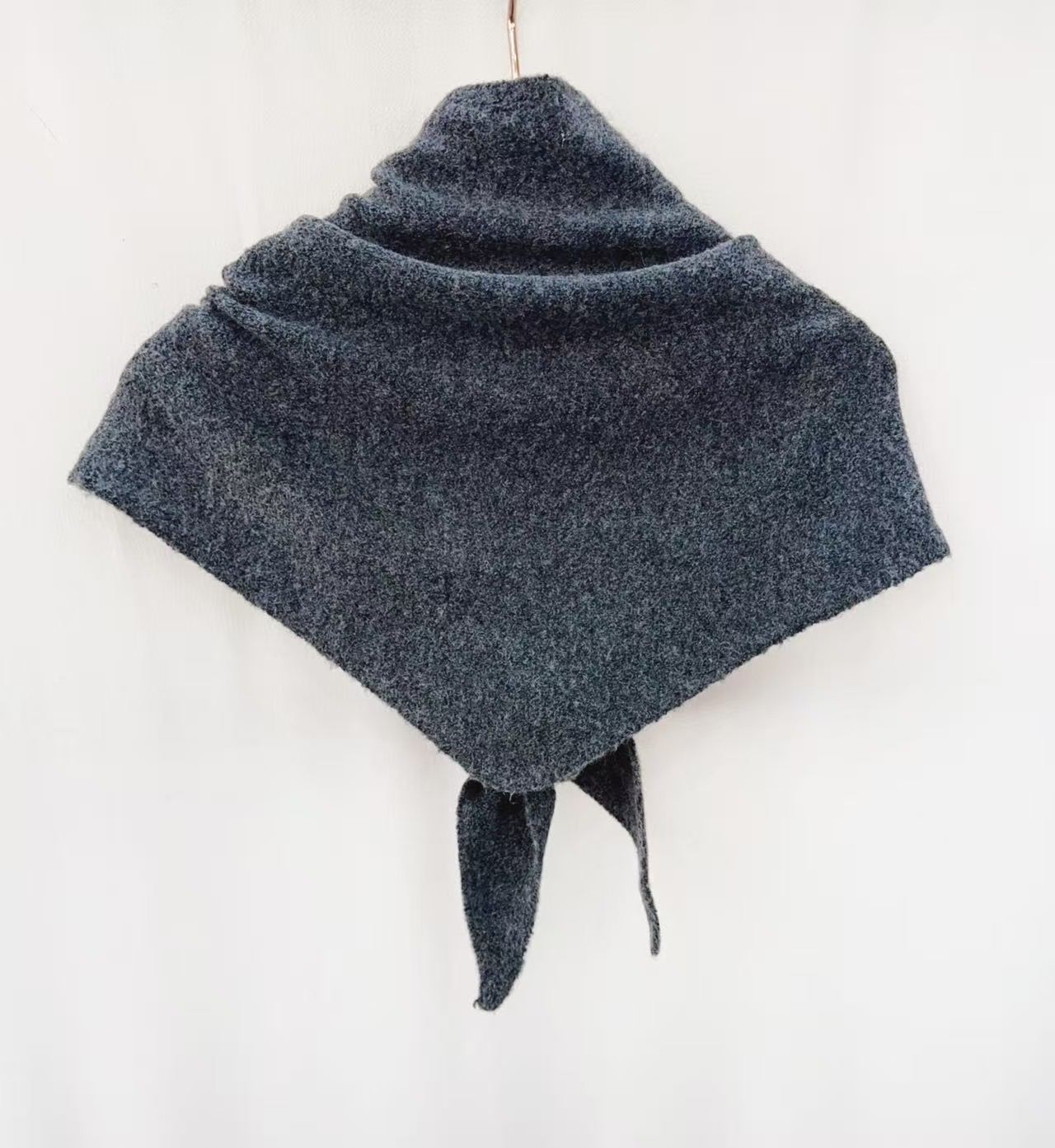Foulard - Uni - Gris fonce (2)