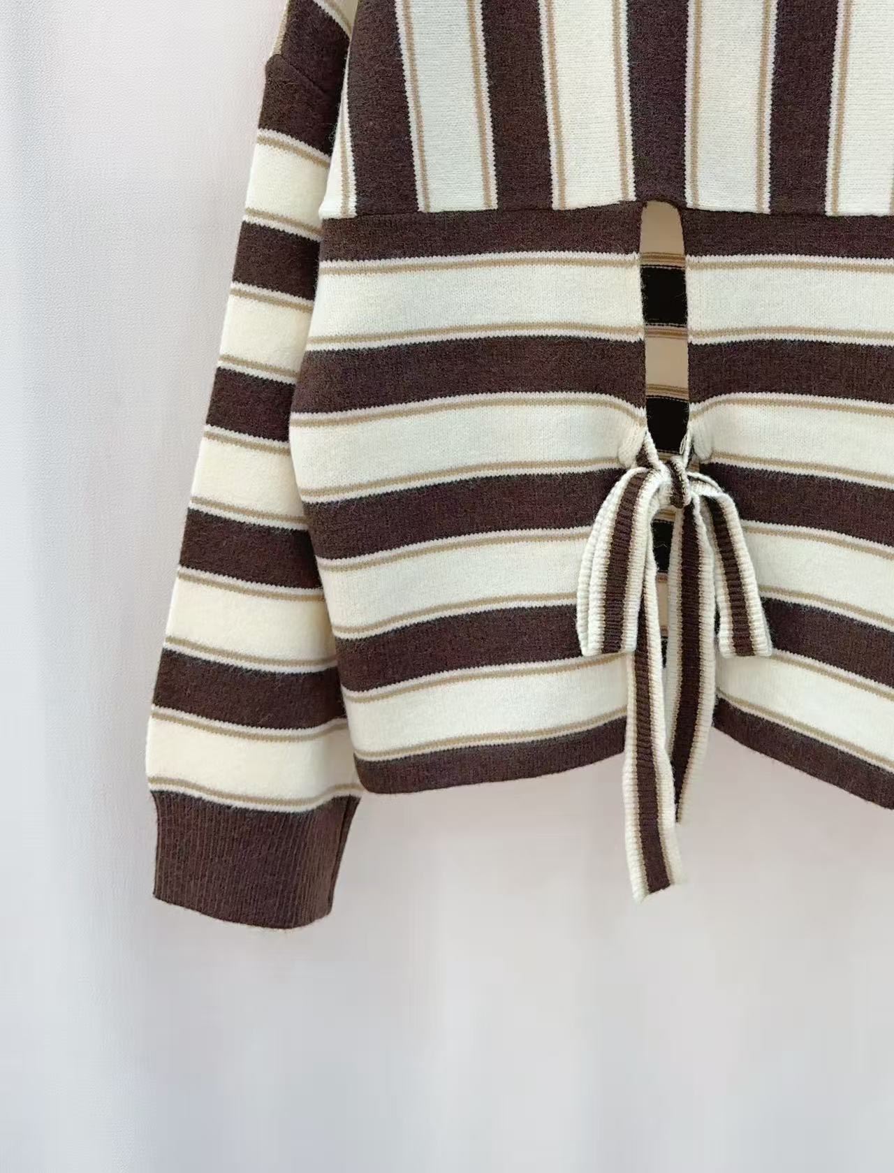 Pull - Choco/beige (2)