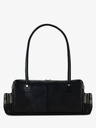 SAC MULTI-POCHES CUIR PYTHON GRIS ET NOIR UNISEXE LEBASSET 90'S PYTHON - GRIS / NOIR — vue 5