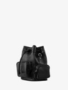 SAC SEAU CUIR NOIR UNISEXE LESEAU 90'S - NOIR — vue 4