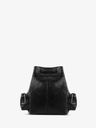 SAC SEAU CUIR NOIR UNISEXE LESEAU 90'S - NOIR — vue 5