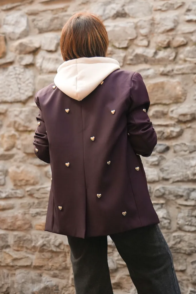 Sweat à capuche sans manches - Crème (vue 2)