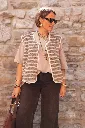 T-shirt oversize délavé - Beige sable (vue 4)