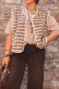 T-shirt oversize délavé - Beige sable (vue 5)