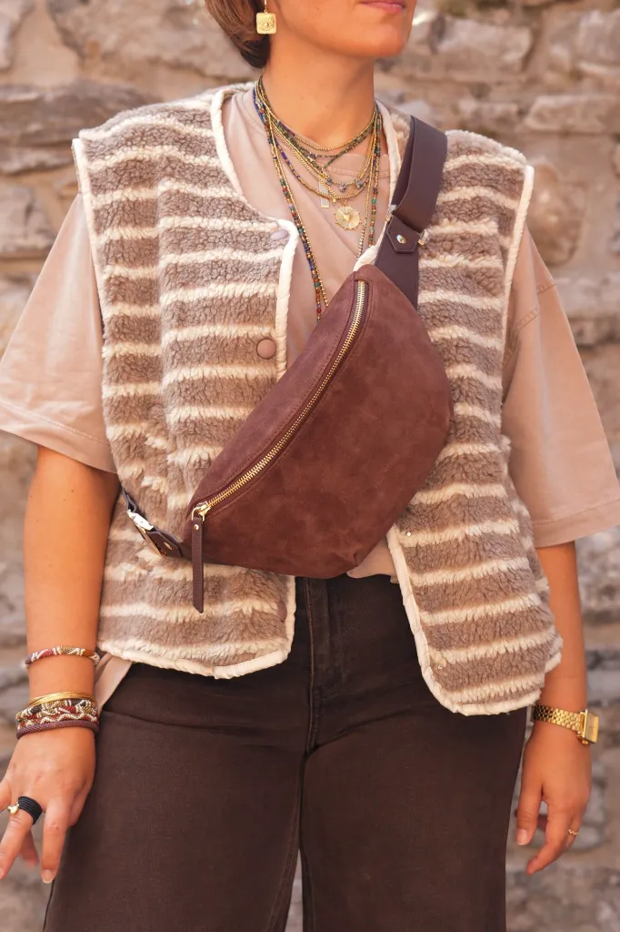 T-shirt oversize délavé - Beige sable (vue 8)