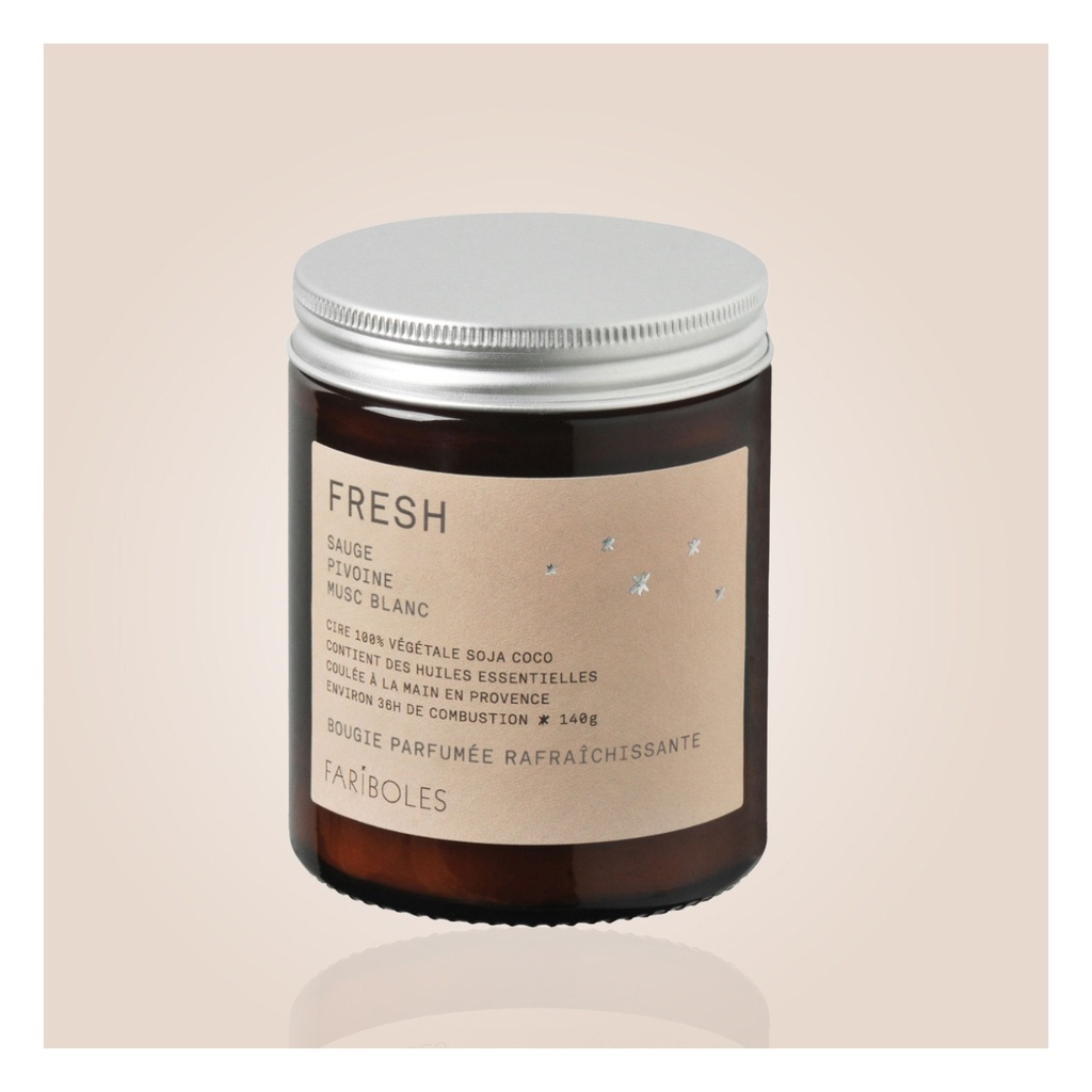 Bougie - FARIBOLES - Fresh 140g (2)