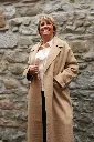 Manteau extra-long en laine mélangée et à la coupe oversize - YAYA - Cornstalk Brown Melange (vue 27)