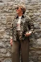Surchemise en jeans oversized - Max - Léopard camel (vue 5)