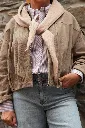 Foulard - Uni - Taupe (vue 6)