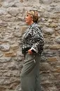 Pantalon de tailleur fluide avec plis plats - Pina - Vert sauge (vue 5)