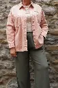 Surchemise en jeans oversized - Max - Bois de rose (vue 3)