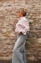Chemise oversize rayée - Rayures - taupe (vue 8)