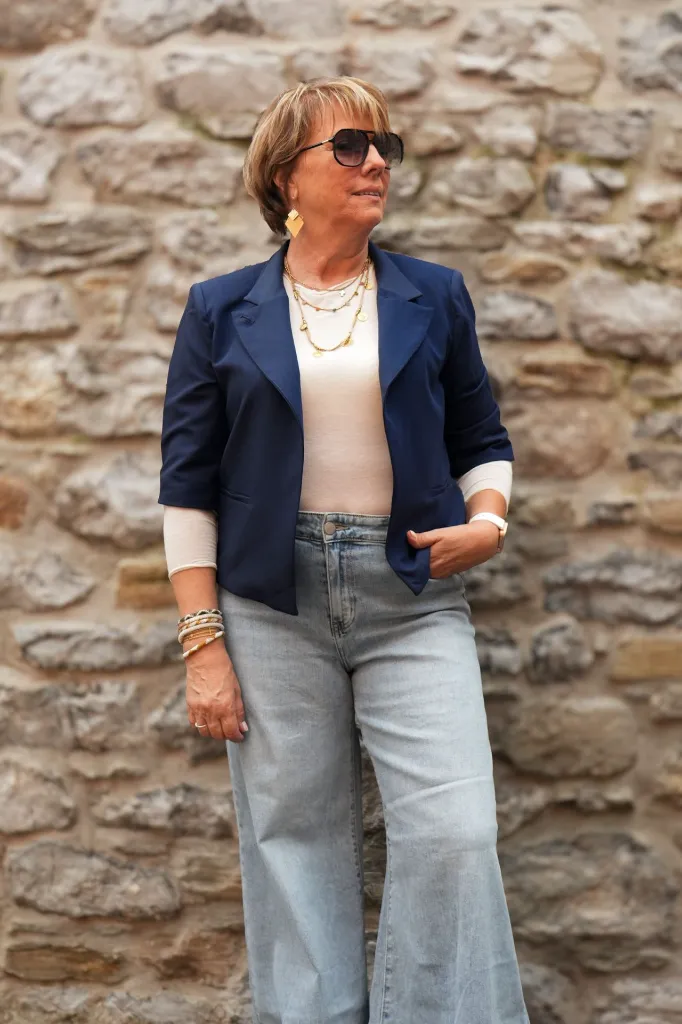 Veste courte col officier - Marine (vue 5)