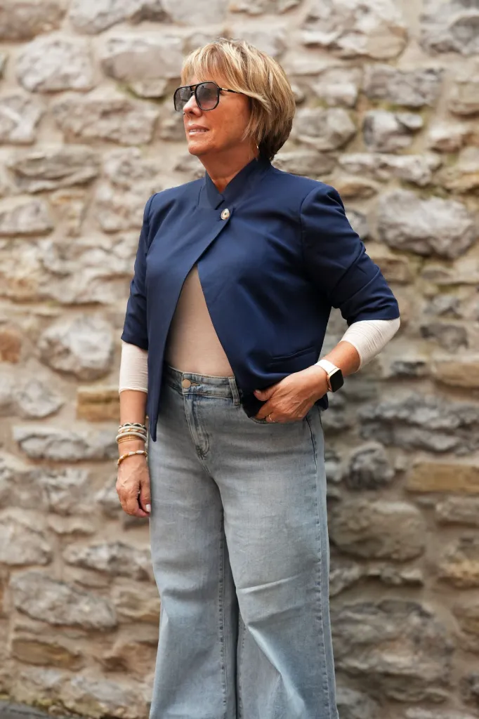 Veste courte col officier - Marine (vue 7)