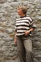 Pull - Choco/beige (vue 5)