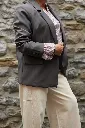 Blazer sam oversize - Gris (vue 12)