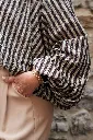 Blouson zippé manches ballon - Beige (vue 4)