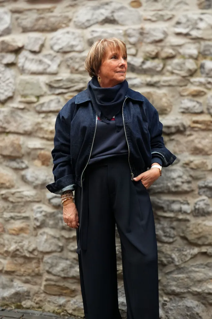 Blouson denim zippé - Jean brut