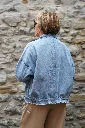 Veste en jeans oversized - Zoé - bleu jeans (vue 2)