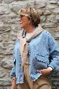 Veste en jeans oversized - Zoé - bleu jeans (vue 6)
