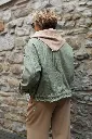 Veste en jeans oversized - Zoé - kaki (vue 6)