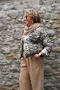 Veste en jeans coupe droite - Lola - léopard blanc (vue 6)