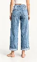 Jeans dad fit à revers court - Sido - Bleu clair (vue 3)