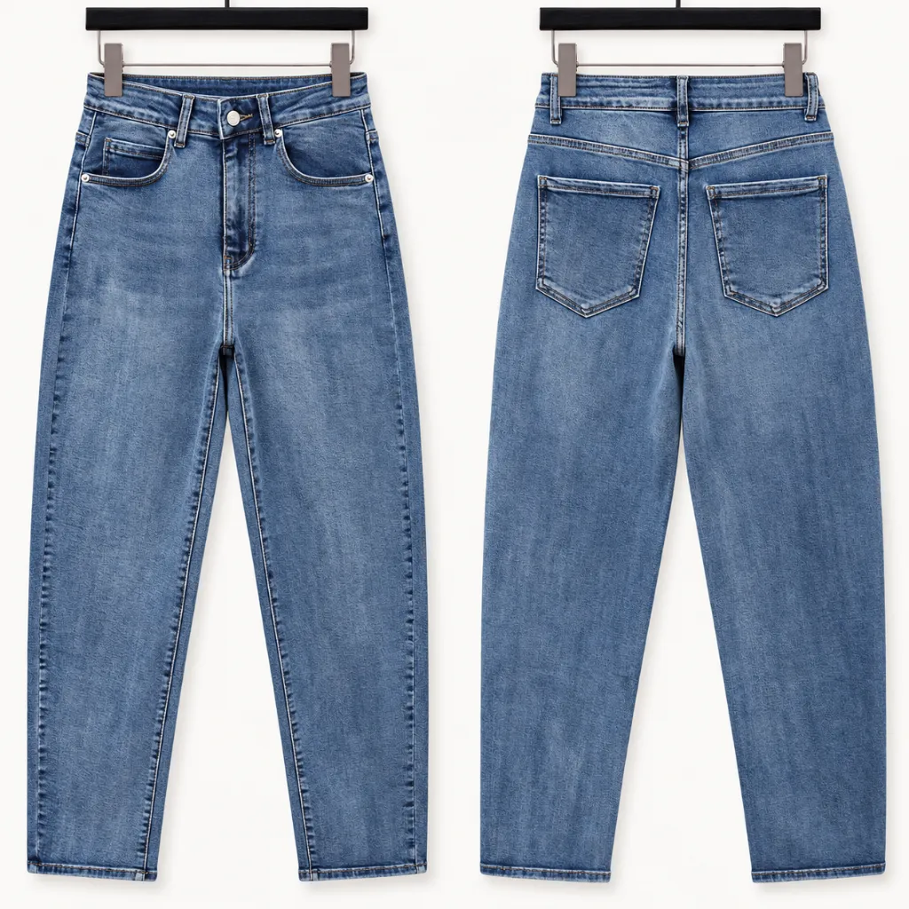 Jeans mom fit - Blair - Bleu moyen (vue 2)