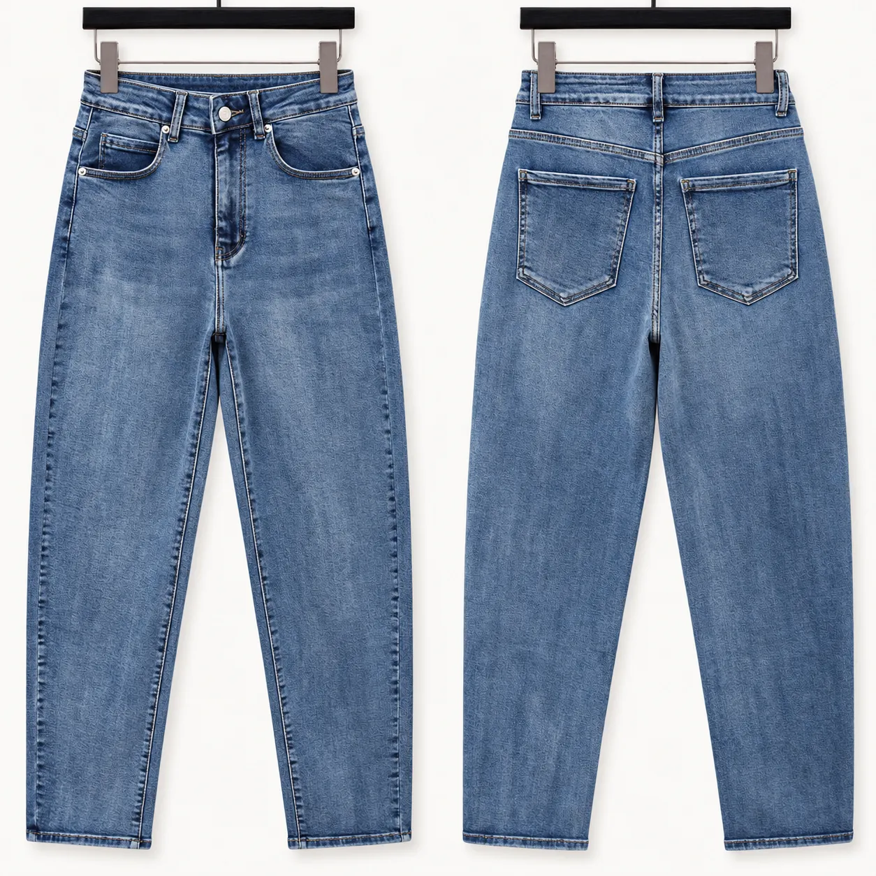 Jeans mom fit - Blair - Bleu moyen (vue 2)