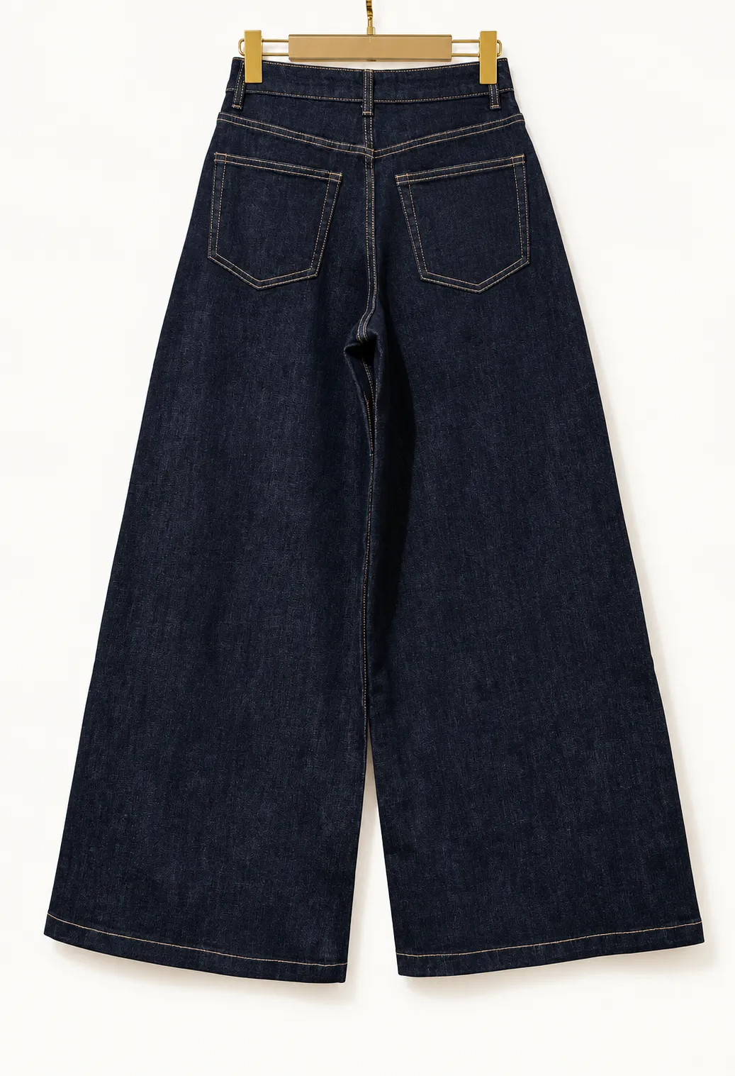 Jeans extra wide leg taille haute - bleu brut (vue 2)