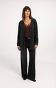 Cardigan oversize en maille côtelée - YAYA - Dark Anthracite Melange (7)