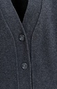 Cardigan oversize en maille côtelée - YAYA - Dark Anthracite Melange (9)