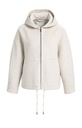 Veste oversize en laine mélangée avec capuche - YAYA - Pure Cashmere Grey Melange (2)
