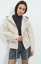 Veste oversize en laine mélangée avec capuche - YAYA - Pure Cashmere Grey Melange (3)
