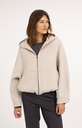 Veste oversize en laine mélangée avec capuche - YAYA - Pure Cashmere Grey Melange (5)