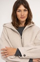 Veste oversize en laine mélangée avec capuche - YAYA - Pure Cashmere Grey Melange (7)