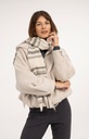 Veste oversize en laine mélangée avec capuche - YAYA - Pure Cashmere Grey Melange (8)