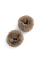 Manchettes en fausse fourrure - YAYA - Pure Cashmere Grey (3)