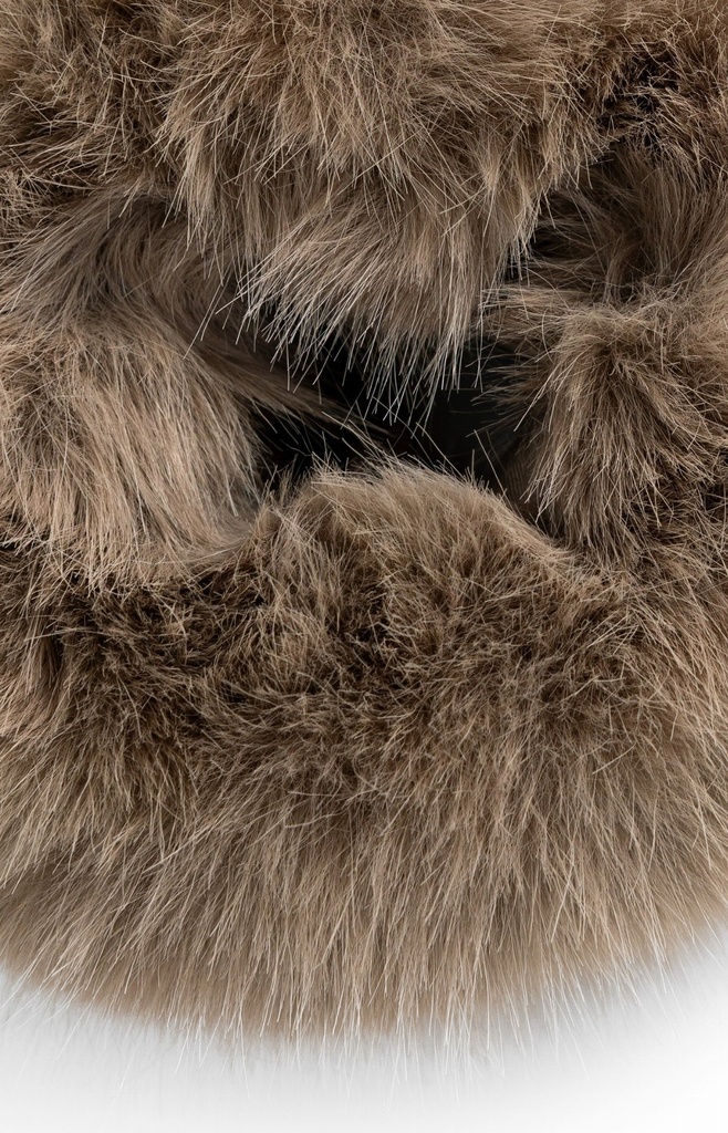 Manchettes en fausse fourrure - YAYA - Pure Cashmere Grey (4)