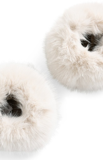 Manchettes en fausse fourrure - YAYA - Otter Brown