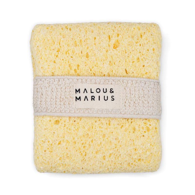 Malou & Marius - Eponge corps porte savon - Ecrue — vue 3