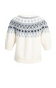 Pull en maille à motif jacquard inspiration nordique - YAYA - Illusions Gray Dessin (8)