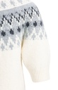 Pull en maille à motif jacquard inspiration nordique - YAYA - Illusions Gray Dessin (9)