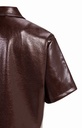 Veste courte en simili cuir brillant - YAYA - Bitter Chocolate Red (10)