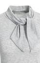 Haut manches longues à col foulard - YAYA - Illusions Gray Melange (6)