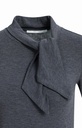 Haut manches longues à col foulard - YAYA - Pavement Grey Melange (7)